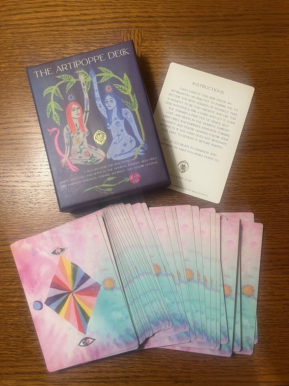 Artipoppe Deck 40 Card Affirmation Self Love Mindfulness Meagan Boyd Complete